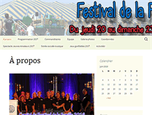 Tablet Screenshot of festivaldelafamille.com